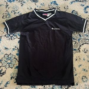 Champion Black Mesh Top Boys size 7
